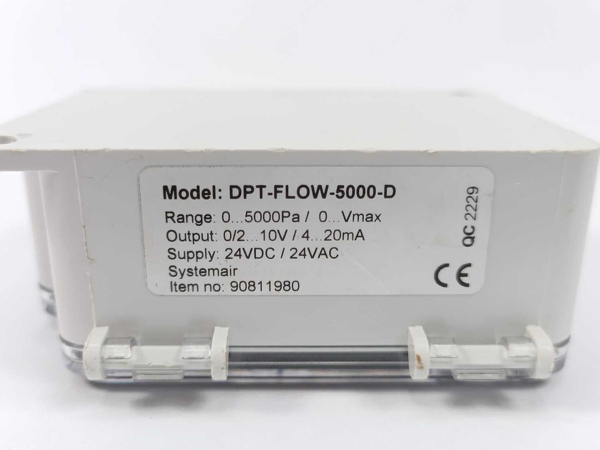 systemair 90811980 DPT-FLOW-5000-D Pressure Transmitter