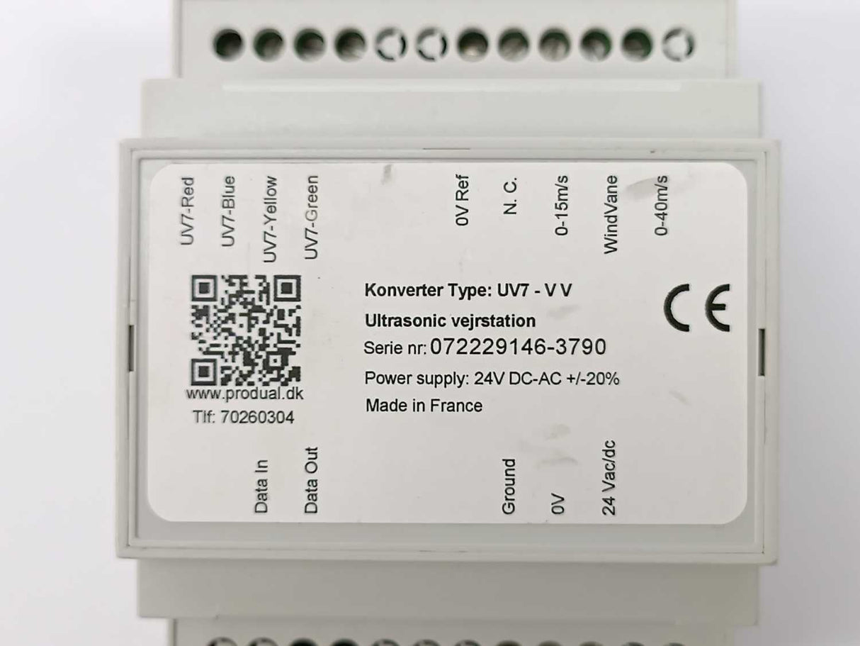 Produal UV7-VV Ultrasonic Weather Station