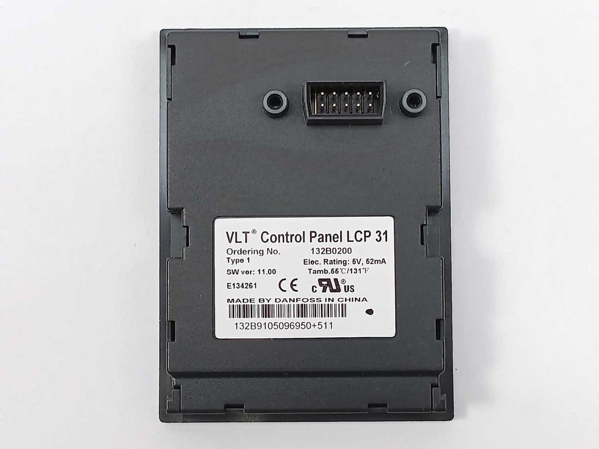 Danfoss 132B0200 VLT Control Panel LCP 31