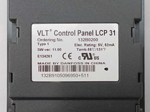 Danfoss 132B0200 VLT Control Panel LCP 31