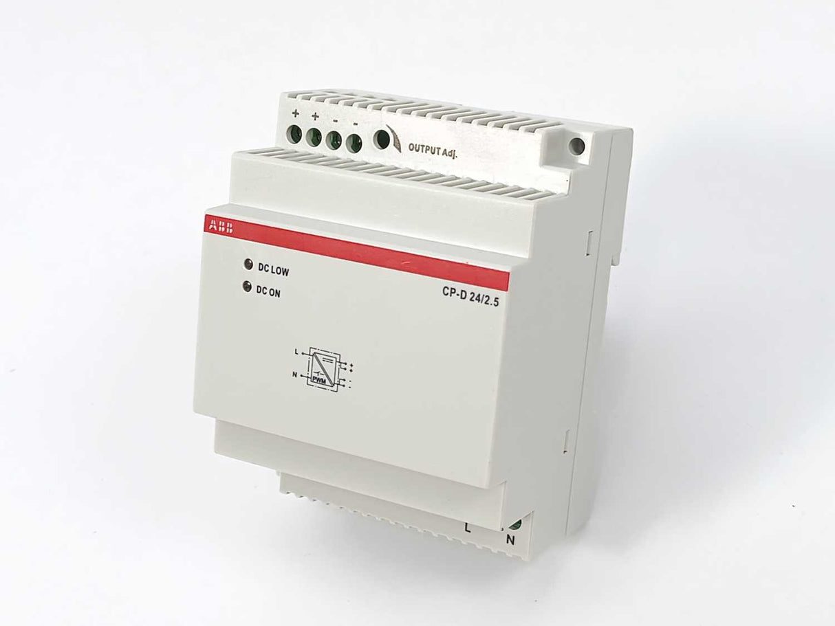 ABB 1SVR427044R0200 CP-D 24/2.5 Power supply In: 100-240VAC Out: 24VDC/2.5A