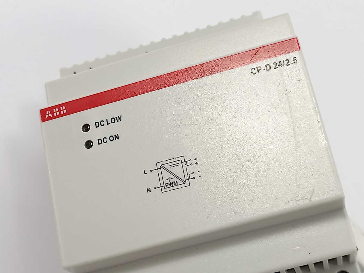ABB 1SVR427044R0200 CP-D 24/2.5 Power supply In: 100-240VAC Out: 24VDC/2.5A