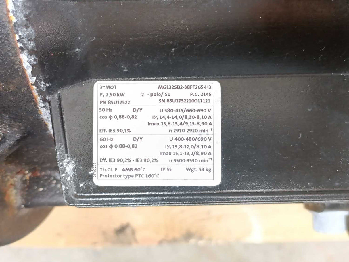 GRUNDFOS 85U17522 MG Series Vertical Multistage Centrifugal Pump