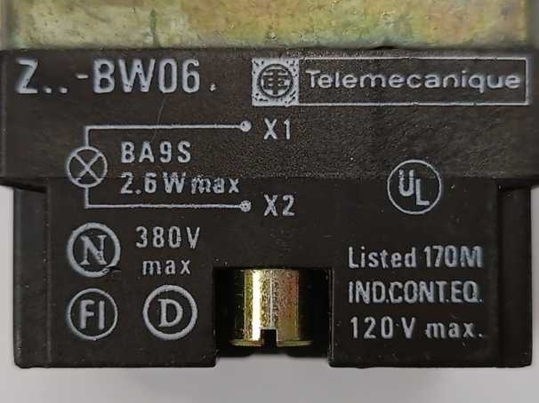 TELEMECANIQUE ZB2BW060 Light Module