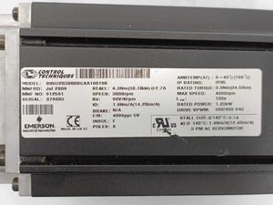 Control Techniques 095U2B300BBCAA100190 AC Servomotor Unimotor FM