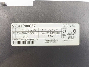 Emerson SKA1200037 AC Drive Controller Commander SK 0.37kW