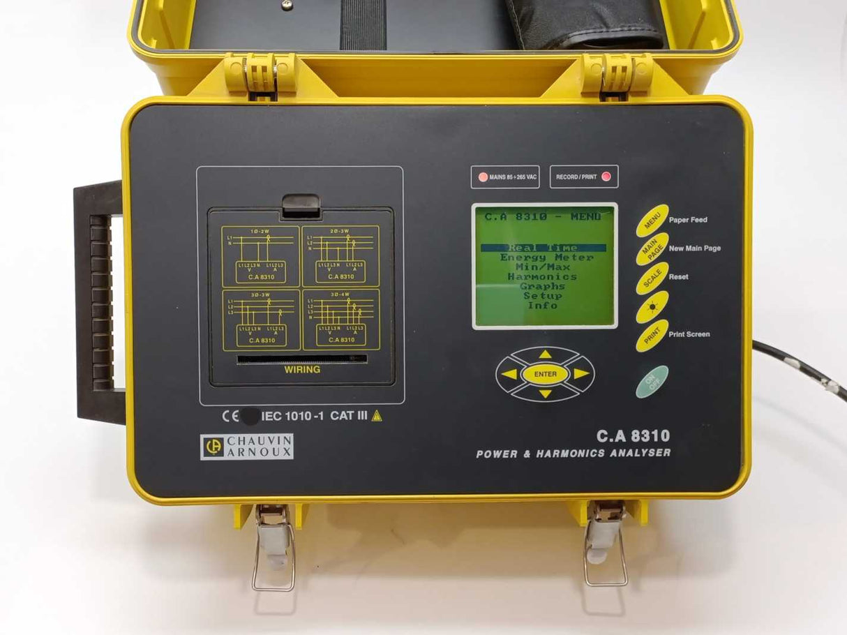 CHAUVIN ARNOUX C.A 8310 Power & Harmonics Analyser