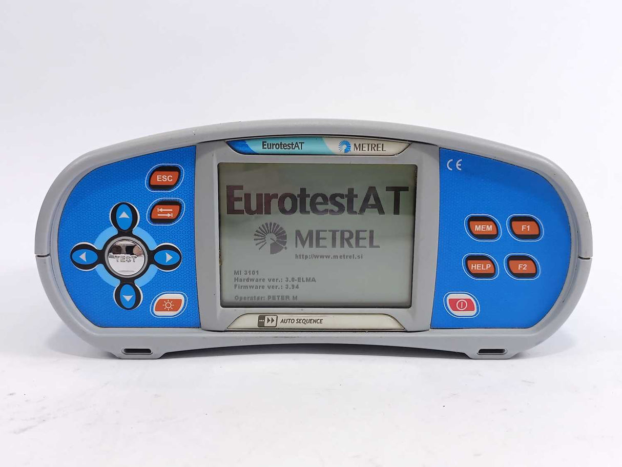 Metrel MI 3101 EurotestAT Multifunction Electrical Installation Tester