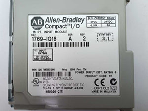 AB 1769-IQ16 Series A Compact I/O 16 PT. Input Module