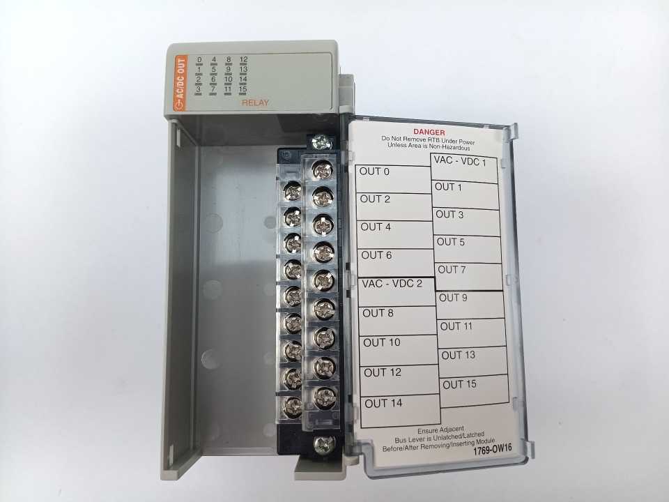 AB 1769-OW16 Ser. A Compact I/O 16 PT. 5-265VAC, 5-125VDC Form A Relay