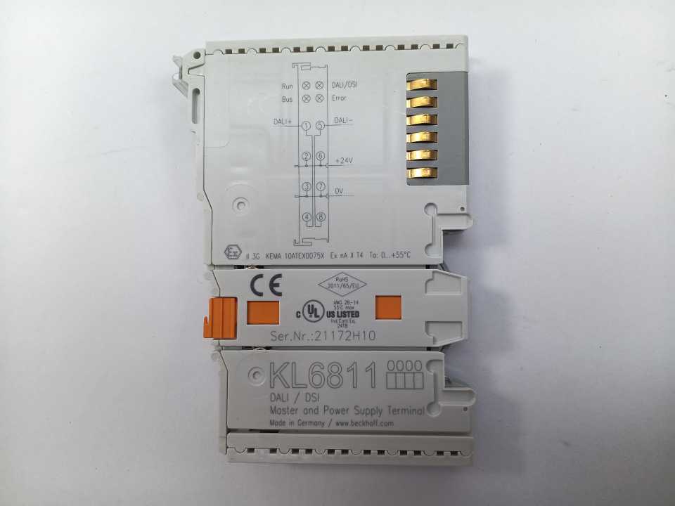 Beckhoff KL6811 KL6811 DALI/DSI Master and Power Supply Terminal