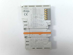 Beckhoff KL3214 4-Channel Analog Input Terminal PT100/Ni100 (RTD), KTY Sensors