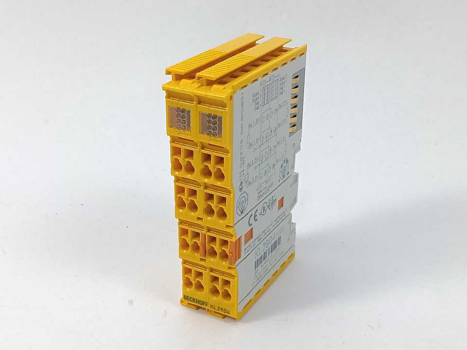 Beckhoff KL2904 4-Channel Digital Output Terminal 24V DC / 0.5A EtherCAT