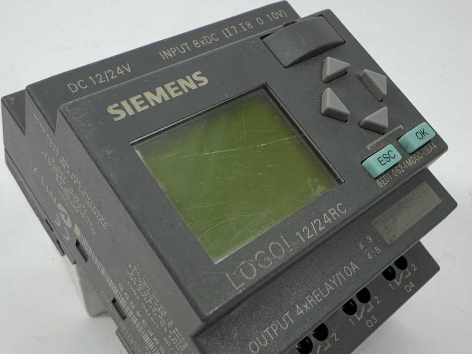 Siemens 6ED1 052-1MD00-0BA4 LOGO! 12/24RCE Logic Module