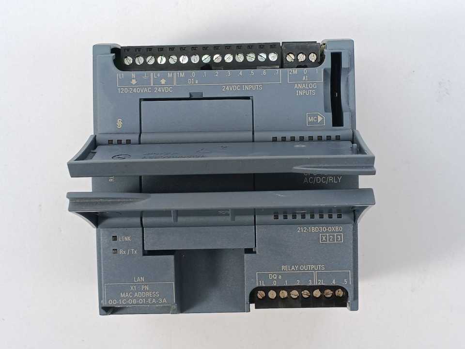 Siemens 6ES7 212-1BD30-0XB0 SIMATIC S7-1200 CPU 1212C AC/DC/RLY