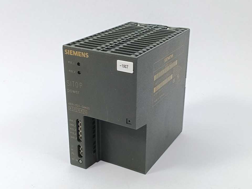 Siemens 6EP1353-0AA00 SITOP DUAL 2X 15 V/3,5 A Power 15V