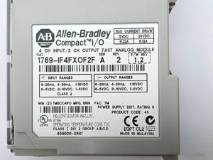 AB 1769-IF4FXOF2F Ser. A Compact I/O 4 CH Input / 2 CH Output Fast Analog Module