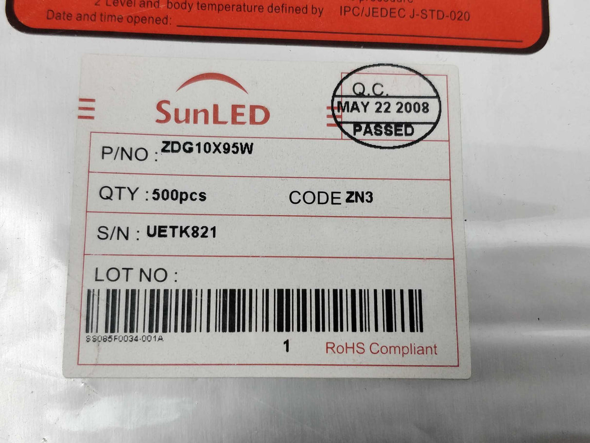Sunled ZDG10X95W SMD LED green 20pcs