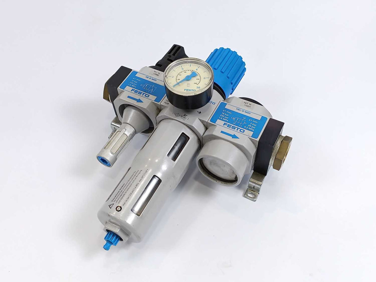 Festo 170682 HE-D-MIDI 162707 LFR-D-7-MIDI 170691 HEL-D-MIDI