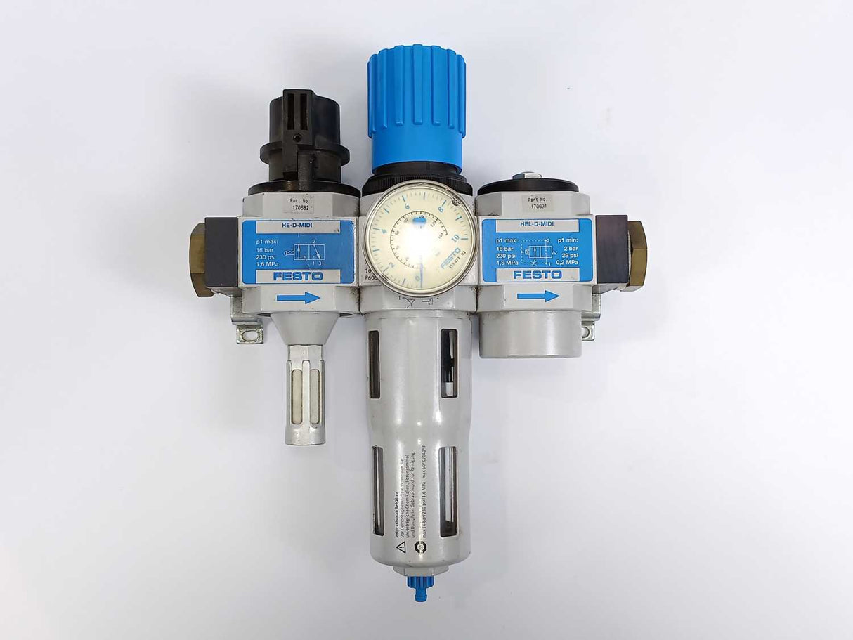 Festo 170682 HE-D-MIDI 162707 LFR-D-7-MIDI 170691 HEL-D-MIDI