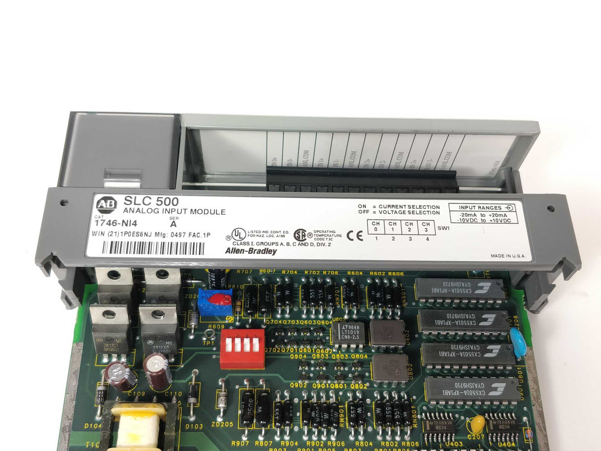 AB 1746-NI4 Ser. A SLC 500 Analog Input Module