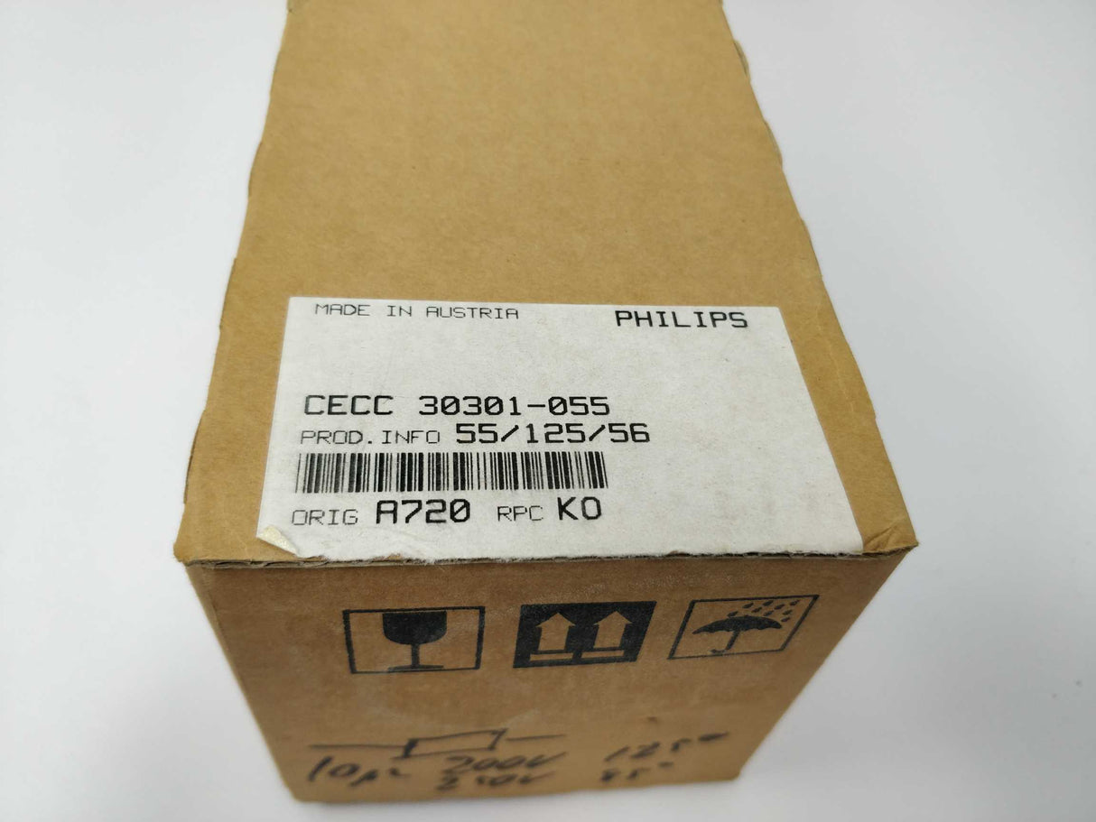 Philips 2222 119 90524 Capacitor 10uF 200V 55/125/56