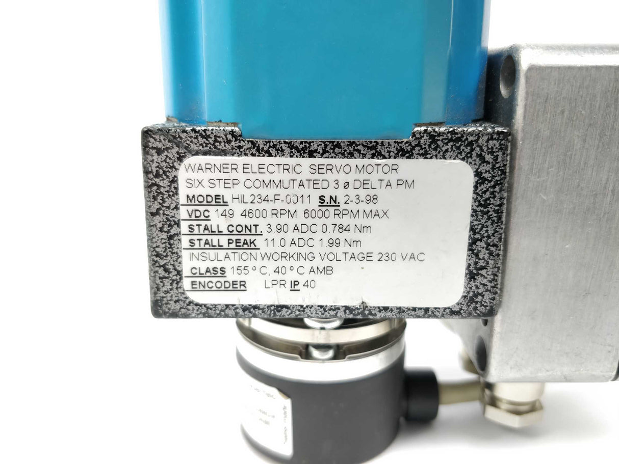 Warner Electric HIL234-F-0011 Servo Motor