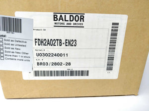 BALDOR FDH2A02TB-EN23 New in box