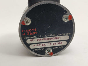 LENORD+BAUER GEL 208-VN00500B001 Incremental Rotary Encoder 10-35VDC