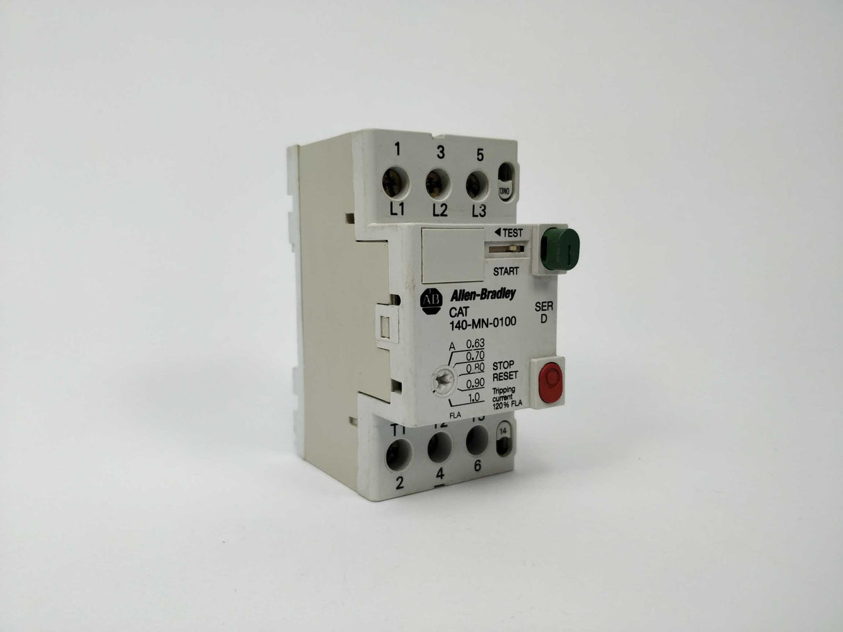 ALLEN-BRADLEY 140-MN-0100 Ser.D Motor circuit breaker 0.63-1A