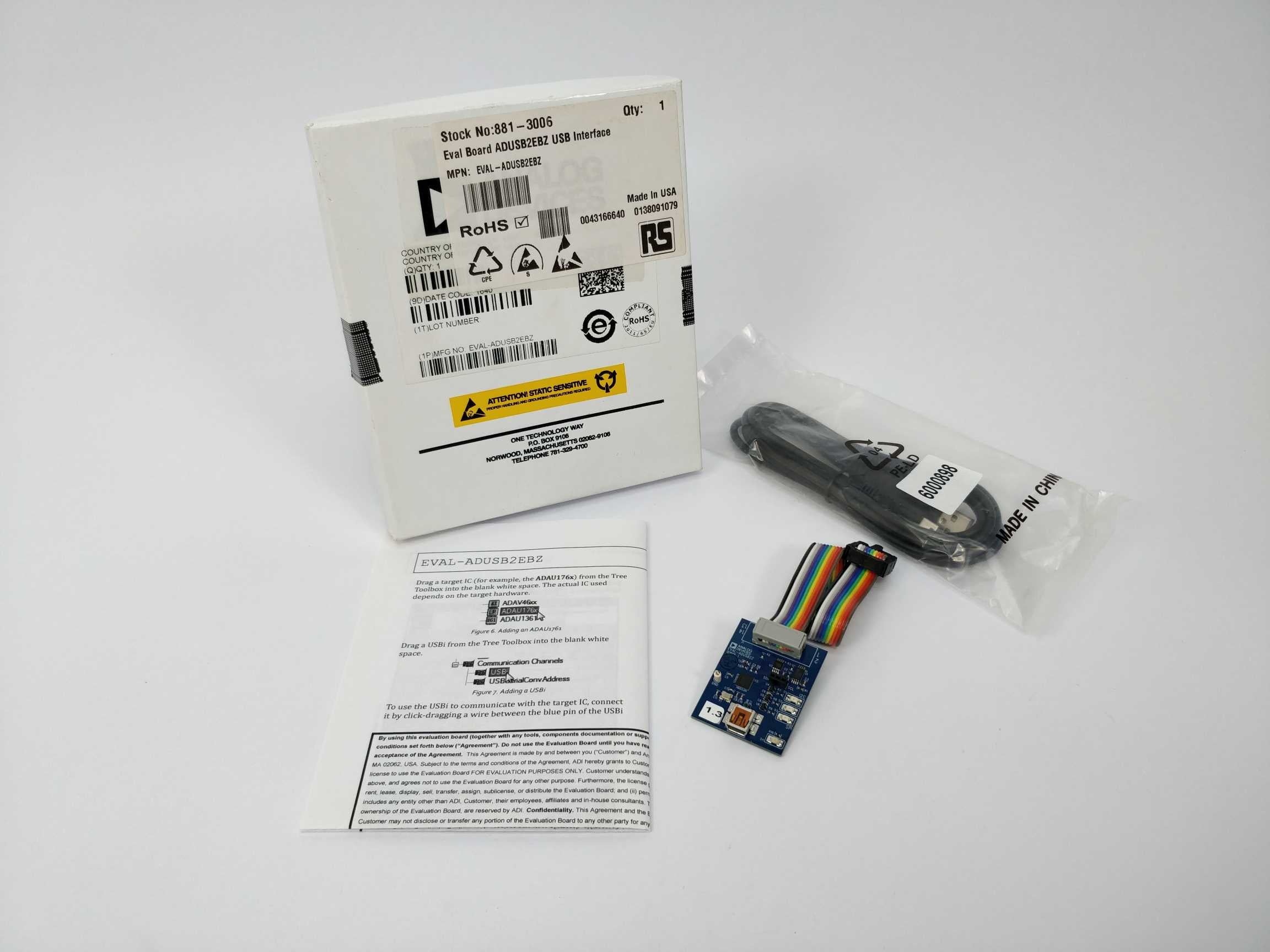 Analog Devices EVAL-ADUSB2EBZ EVAL-ADUSB2Z Evaluation Board USB