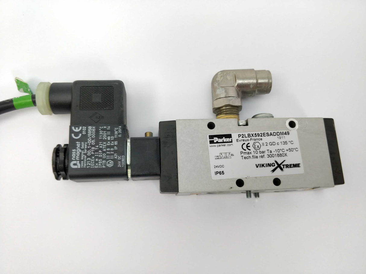 Parker P2LBX592ESADDM49 Viking Xtremem Series Pneumatic control valve