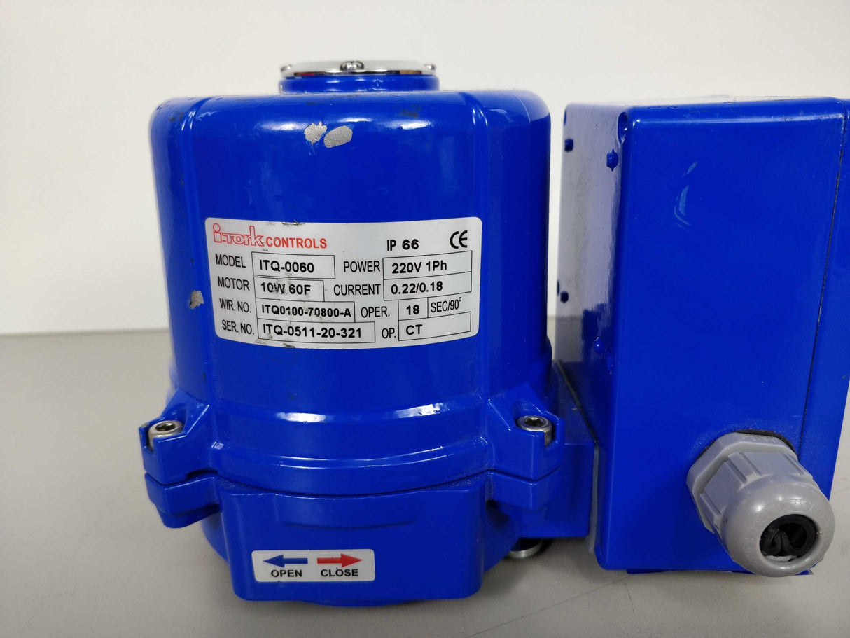 i-Tork Controls ITQ-0060 Electric actuator 18sec/90°