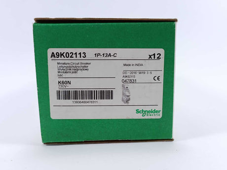 Schneider Electric A9K02113 Miniature Circuit Breaker  12 Pcs.
