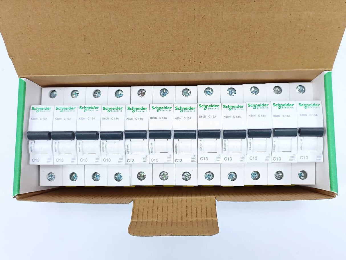 Schneider Electric A9K02113 Miniature Circuit Breaker  12 Pcs.