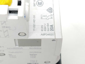 Schneider Electric A9F04620 Circuit Breaker iC60N C20A