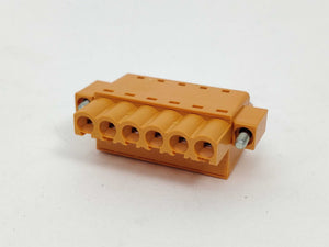 Weidmüller 1013130000 BLF 5.08HC/06/180F SN OR BX Plug-in Connector. 42 Pcs.