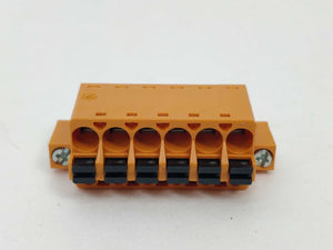 Weidmüller 1013130000 BLF 5.08HC/06/180F SN OR BX Plug-in Connector. 42 Pcs.
