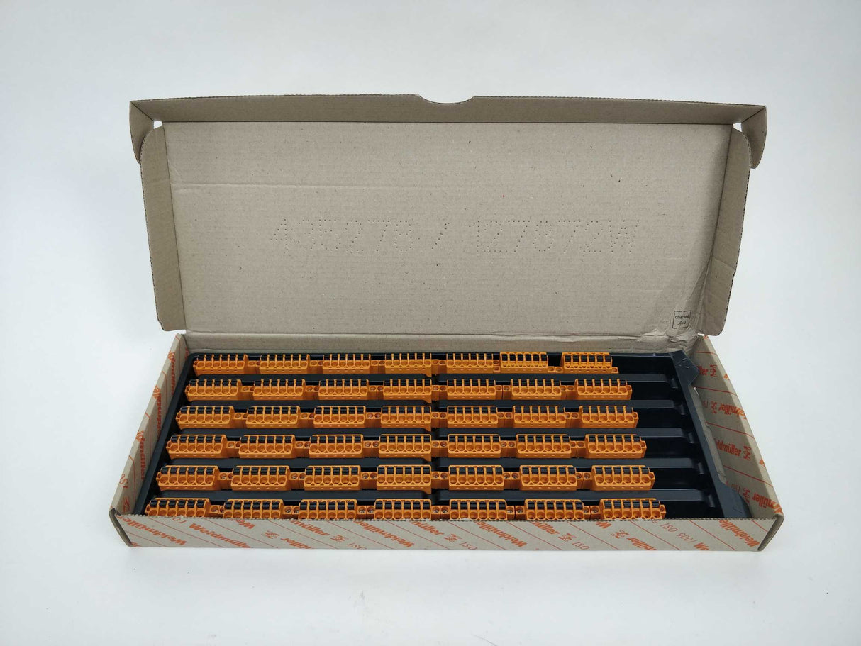 Weidmüller 1013130000 BLF 5.08HC/06/180F SN OR BX Plug-in Connector. 42 Pcs.