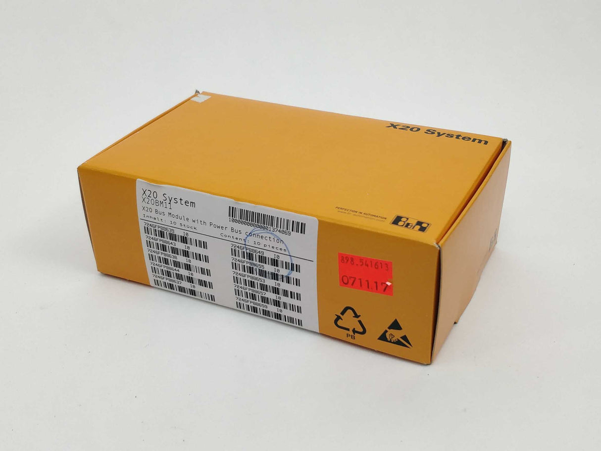 Br-Automation X20BM11 Bus Module 10 Pcs.