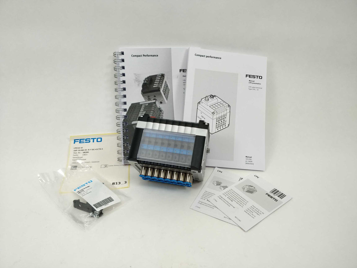 Festo 18200 CPV10-VI Valve Manifold 8 x 161416