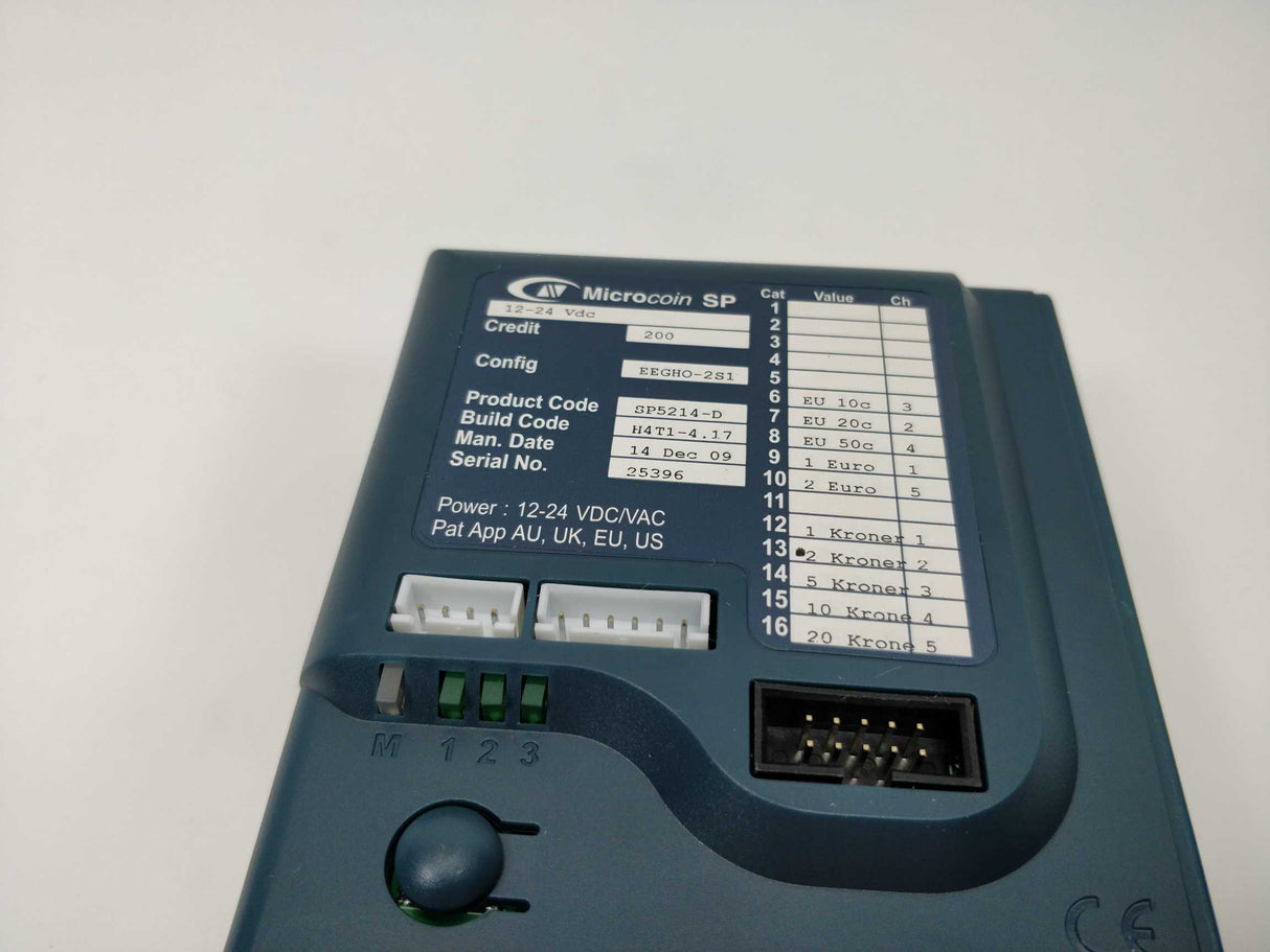 Microcoin Multicoin Validator. SP5214-D Multicoin Validator