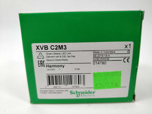 Schneider Electric XVBC2M3DB 014780 Green Steady LED Unit