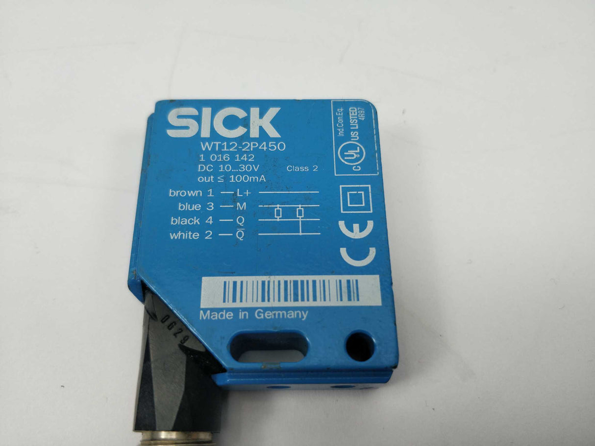 SICK 1016142 WT12-2P450 Photoelectric proximity sensor