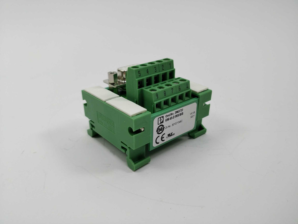 Phoenix Contact 2962722 Interface module, UM 45-D 9SUB/B