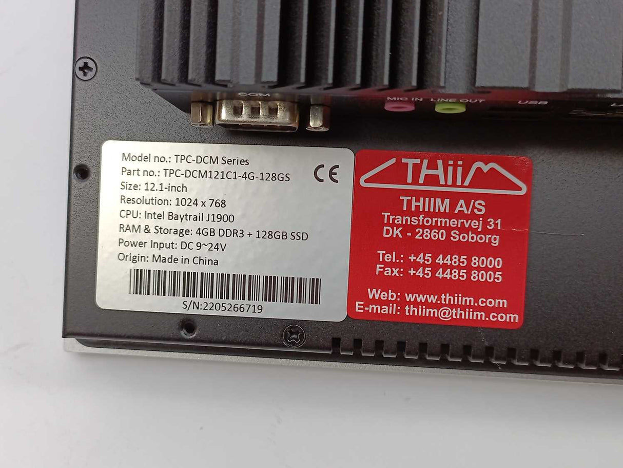 Taicenn TPC-DCM121C1-4G-128GS TPC-DCM Industrial Panel PC