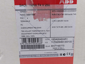 ABB 1SDA054504R1 T4V250 Circuit Breaker