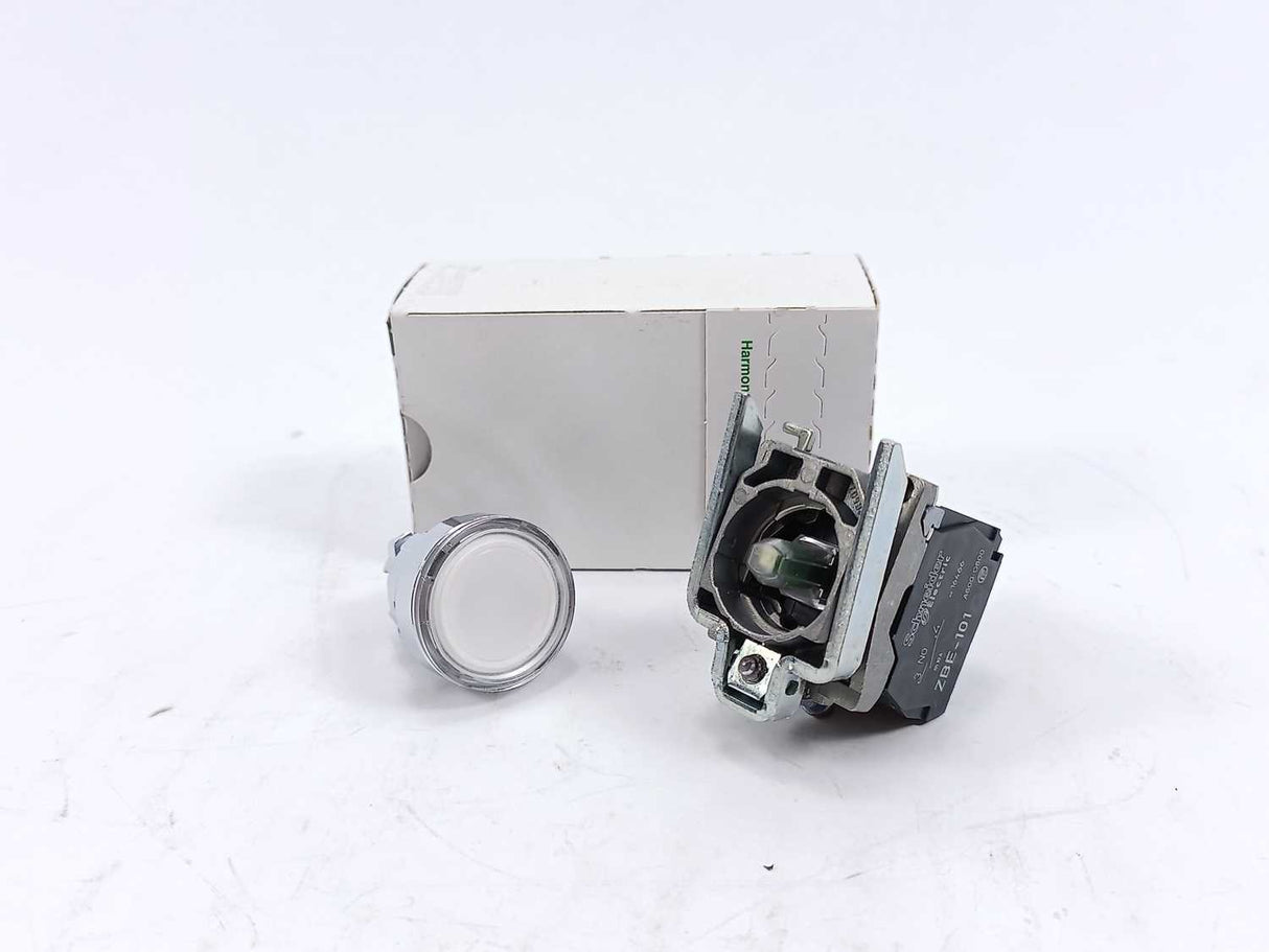 Schneider Electric XB4BW31G5 Illuminated Push Button White