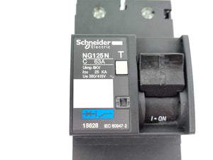 Schneider Electric NG125N C 63A 18628 circuit-breaker 2P-63A