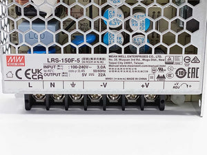 Mean Well LRS-150F-5 AC-DC Single Output Enclosed Power Supply